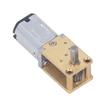 DC 12V Worm Gear Motor Low Speed Single Shaft Micro Brushed Reduction Motor with Fixed Seat 1218‑N20 136RPM 1:118