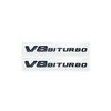 Car Tuning For Mercedes Benz C Class W204 W205 C63 C63S Letter Logo 3D ABS Sticker Car Rear Trunk Emblem Nameplate Decals