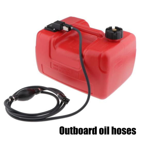 Fuel Line Hose Hand Squeeze Excellent Seal Property Stable Performance Deliver Fuel with Rubber Pump Fuel Gas Hose Line Assembly for Boats