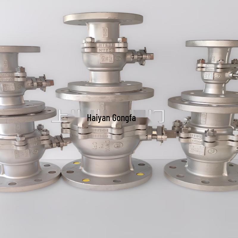 Yunduo 304 Stainless Steel Flanged Ball Valve