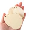 Household Hanging Ornaments Wooden Graffiti Wood Slice Wood Chips Easter Decorations Easter Eggs