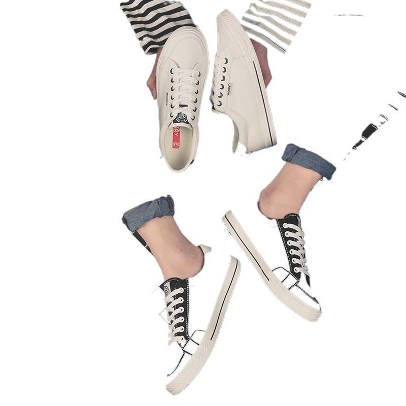 Универсальные низкие парусиновые модные мужские туфли повседневные спортивные туфли для сноубординга 2025 новые весенние модные туфли мужские черные тканевые туфли