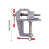 Mini Bench Vise Muliti-Funcational 3.5&quot Aluminum Miniature Small Jewelers Hobby Clamp On Table Flat Pliers Tool Vice