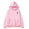 Толстовка с капюшоном Rose Zip, большая толстовка с капюшоном Streetwear, женская толстовка с капюшоном, женская толстовка с капюшоном с карманом и длинным рукавом, толстовка с капюшоном Rose Zip