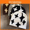 Star Fashion Pattern Neutral Casual Warm Knitted Hat For Autumn Winter And