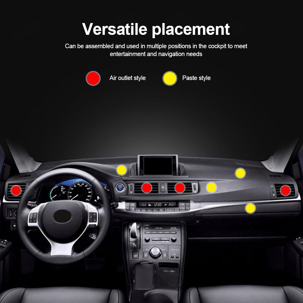 Magnetic Car Phone Holder Magnet Mount Mobile Cell Phone Stand GPS Support For iPhone 14 13 12 Pro Xiaomi Huawei Samsung Oneplus