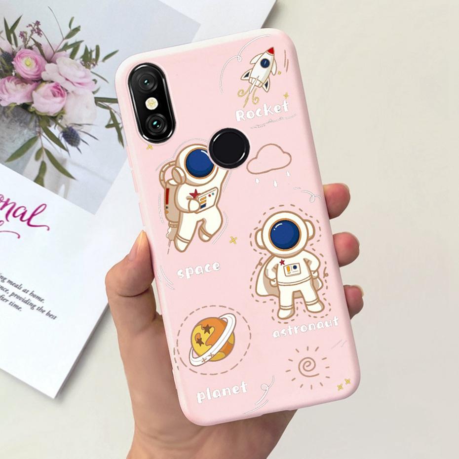 Case For Xiaomi Mi A2 Lite 5.84" Cute Animal Cartoon Candy Color Soft Silicone Phone Bumper For Xiaomi Mi A2lite Back Cover