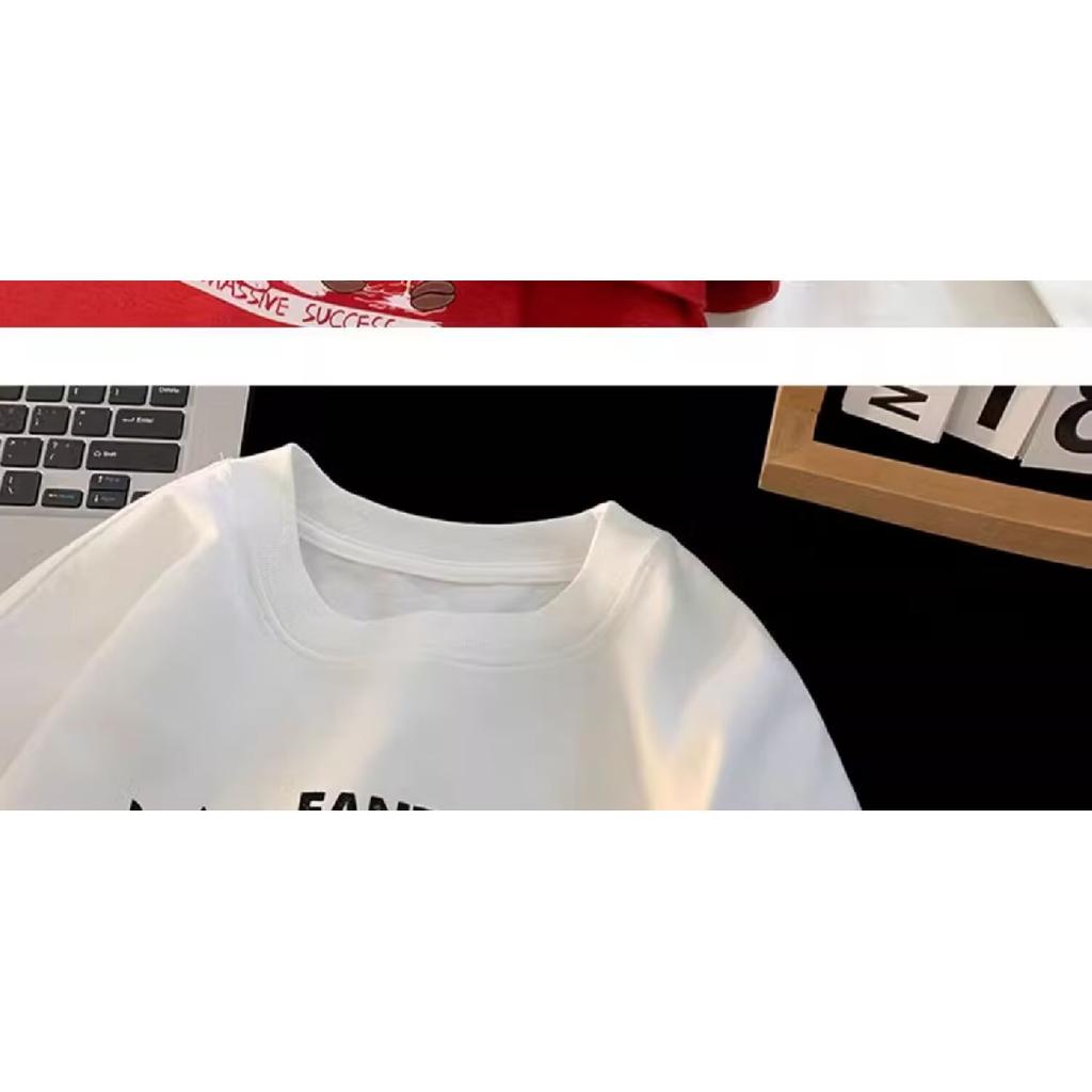 New Short-Sleeved T-shirt Men's Summer Korean Style Trendy Simple Half Sleeve Top Hong Kong Style Loose Casual Fashion Brand T-shirt