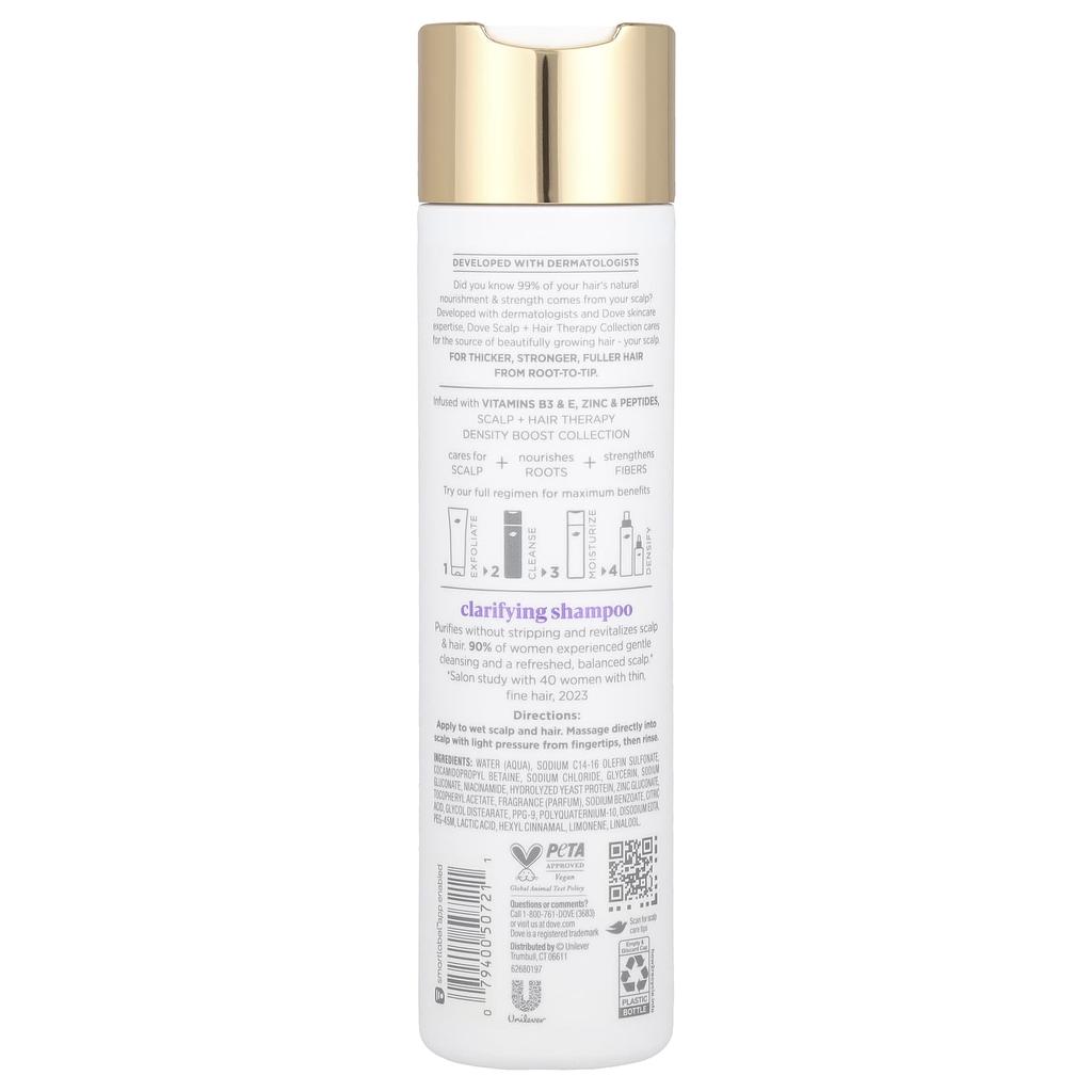 DOVE Dove Scalp + Hair Therapy, очищающий шампунь, 9,25 жидких унций (273 мл)