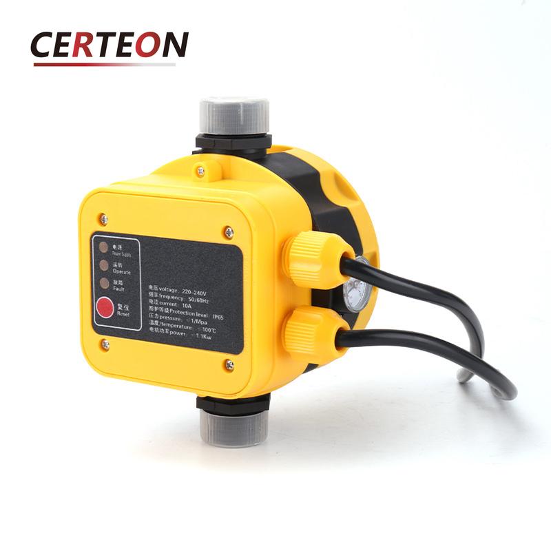 S-5 Automatic Water Pump Controller 220V Adjustable Pressure Switch 1 Inch Thread Dry Run Protection Booster Pump Controller