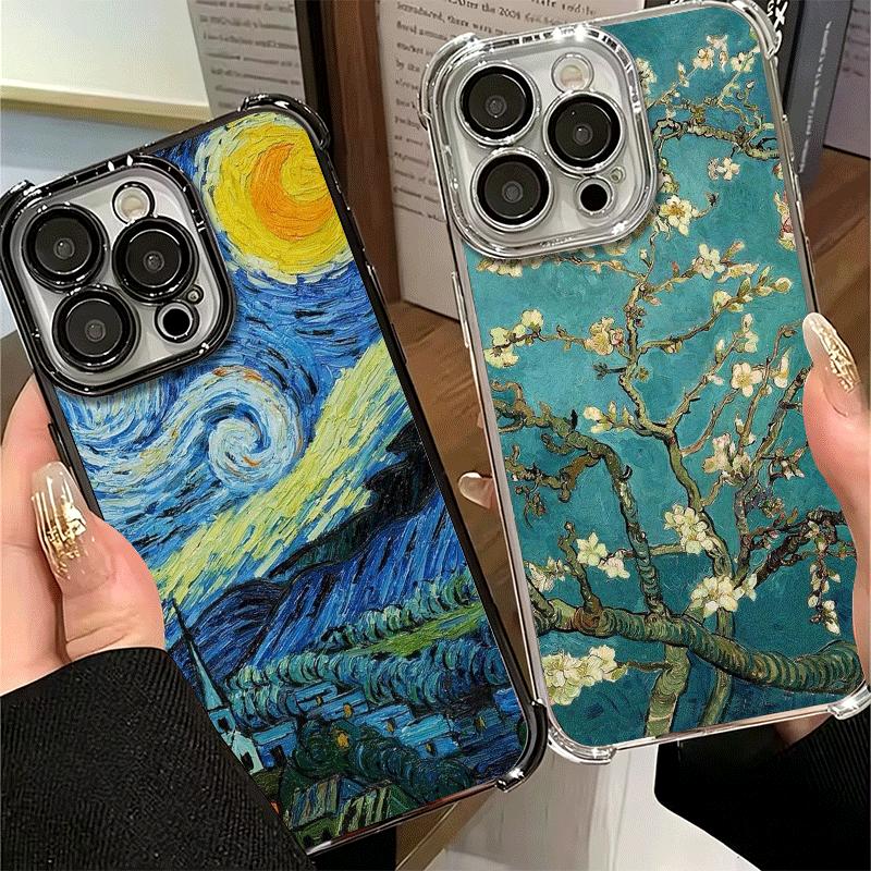 Эстетика масляной живописи Ван Гога Покрытие Чехол для телефона Для Xiaomi Poco X5 X6 X7 X8 Pro Max F8 Ultra F7 M8 M7 M5S Redmi 15C 15 14C 1