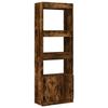 Maison Exclusive - Buffet haut 63x33x180 cm chêne fumé bois d'ingénierie