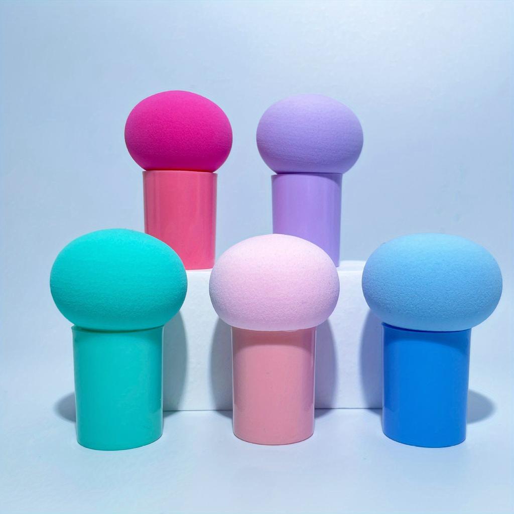 Набор из 9 кистей для трафаретов и губок-насадок разных цветов с ручками в форме тыквы для поделок, для сухого и влажного использования - насадки для нанесения чернил для скрапбукинга