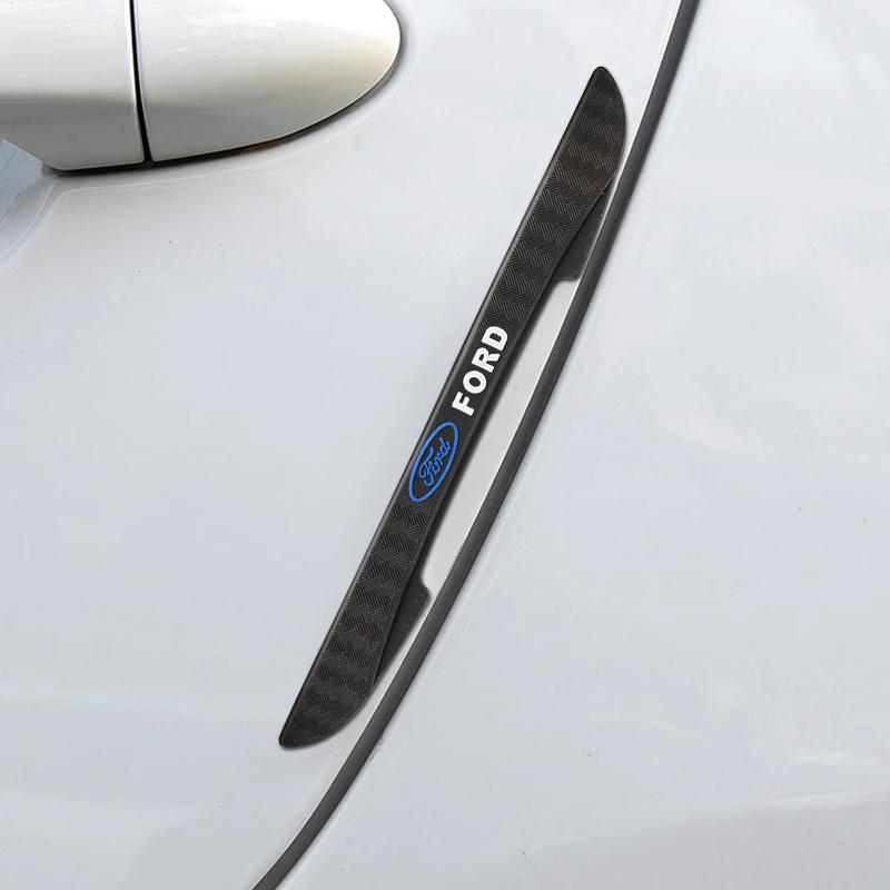 BAYP3 4pcs Car Door Edge Protector Stickers Anti Collision Anti-scratch Strips For Ford Focus Mondeo Fiesta Kuga MK2 MK3 Ecosport F150