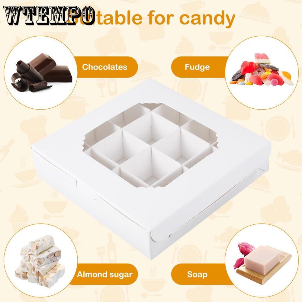 15 шт. Подарочная упаковочная коробка с окном, подарочные коробки с 16-секционным разделителем и функцией быстрой сборки, витрина для хранения ювелирных изделий, презентация