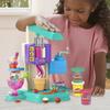 PlayDoh Mes Glaces Arc-en-Ciel, Pâte à modeler, Machine à Crème Glacée factice, 5 pots de 56 g et accessoires, dès 3 ans