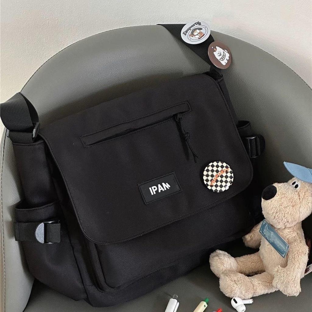 Повседневная студенческая сумка-мессенджер большой вместимости - в японском стиле, в корейском стиле