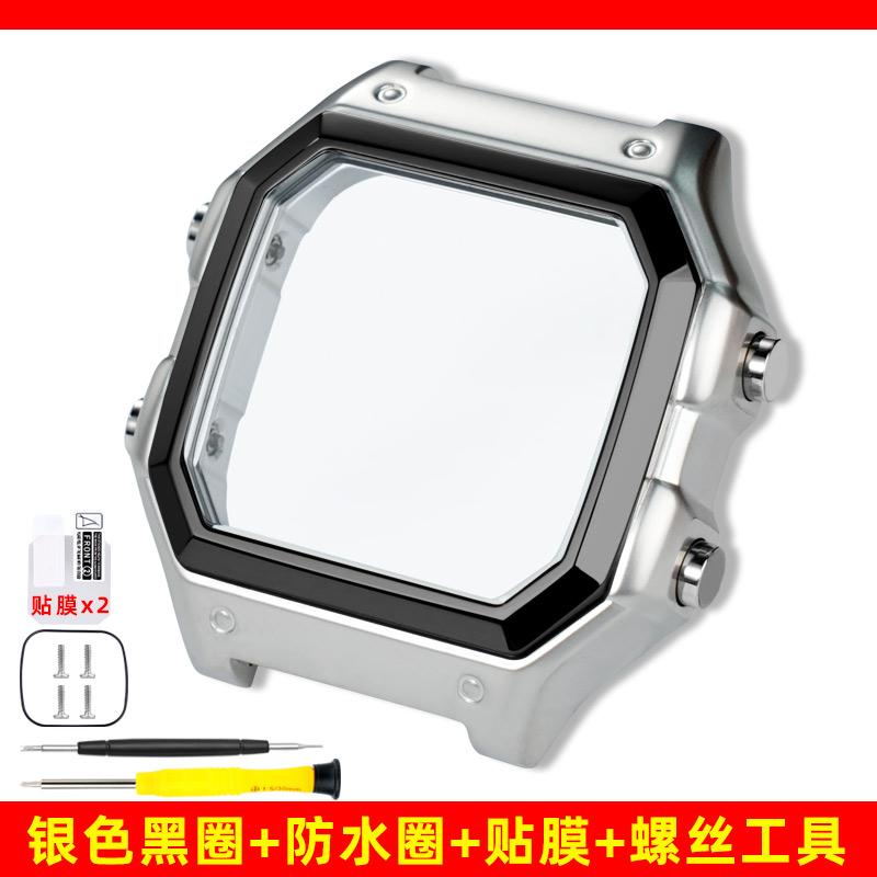 Ae1200 Модные Аксессуары Для Casio Комплект Корпуса Модифицированный Металл AE-1200 Ae-1300 Безель Стекло Ремешок Кольцо Стальная Часовая Лента