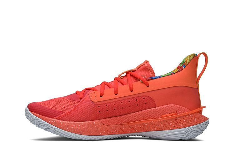 Under Armour Curry 7 Sour Patch Kids Peach Sneakers