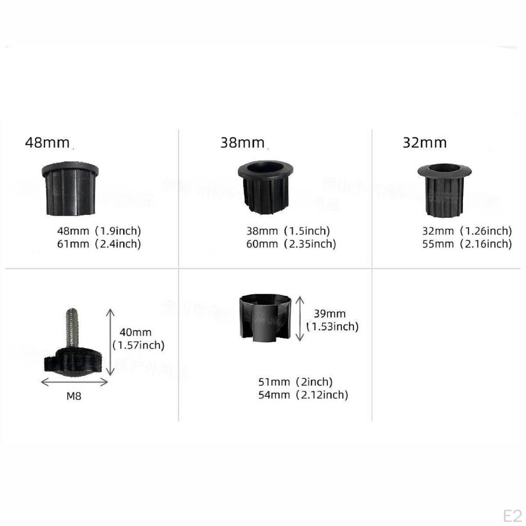 Запасные части для подставки для зонта, запасные части для труб, простая установка с помощью M8 Star Hand