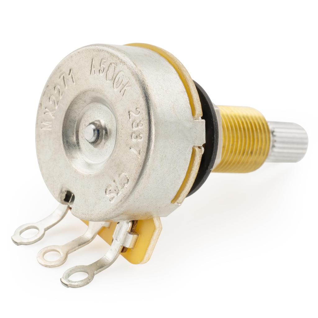 CTS 450 A500K Pot Long Split Shaft Inch A Curve Potenciometer для электрогитары Bass 3/4 10% (Набор 4)