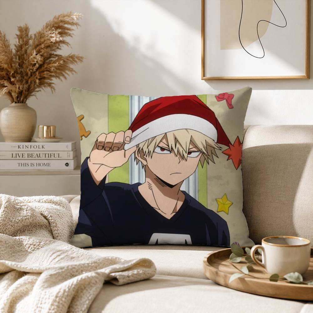 Katsuki Bakugo Pillow Case for Sofa Living Room Home office Decor Protective Cover