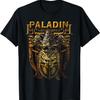 Гном Паладин, Гном Рыцарь, Футболка для Фэнтези Игроков Настольных РПГ