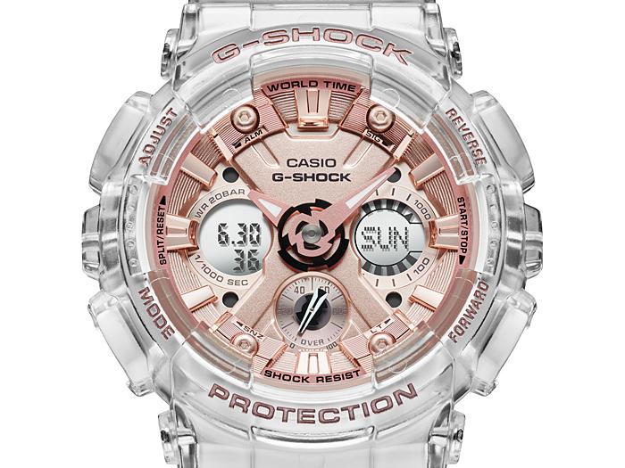 Casio Мужские часы G-SHOCK, смола, 200 м водонепроницаемые, цифровые, ударопрочные, кварцевые, GMA-S120SR-7A