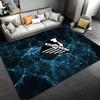 Malaga C.F. Logo Carpet Design suitable as a non-slip mat for the living room or bedroom sofa