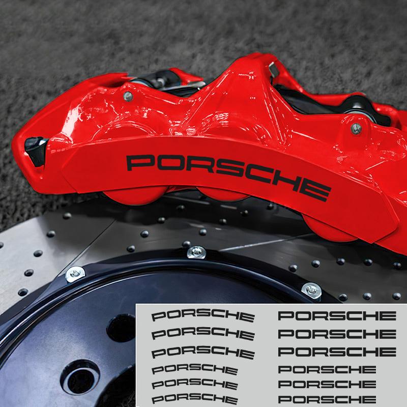AFEBO1 Fashion Trendy Personalized Sticker Caliper Brake Modification Decorative Sticker For Porsche 911 Cayenne 918 Pajun 718 Macan