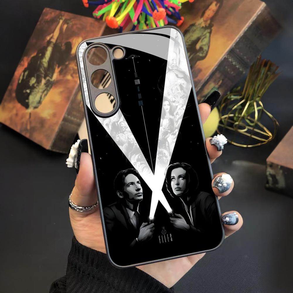 Чехол для телефона The X Files Я хочу верить для Samsung Galaxy S25 S24 S23 S22 S20 S21 Note20 Ultra Plus Fe Цветной Серебристый Чехол