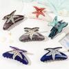 Acrylic Ocean Themed Hair Claw Secure Hold Hair Clip With Trendy Shark Pattern Fashion Hair Accessory For Daily Styling