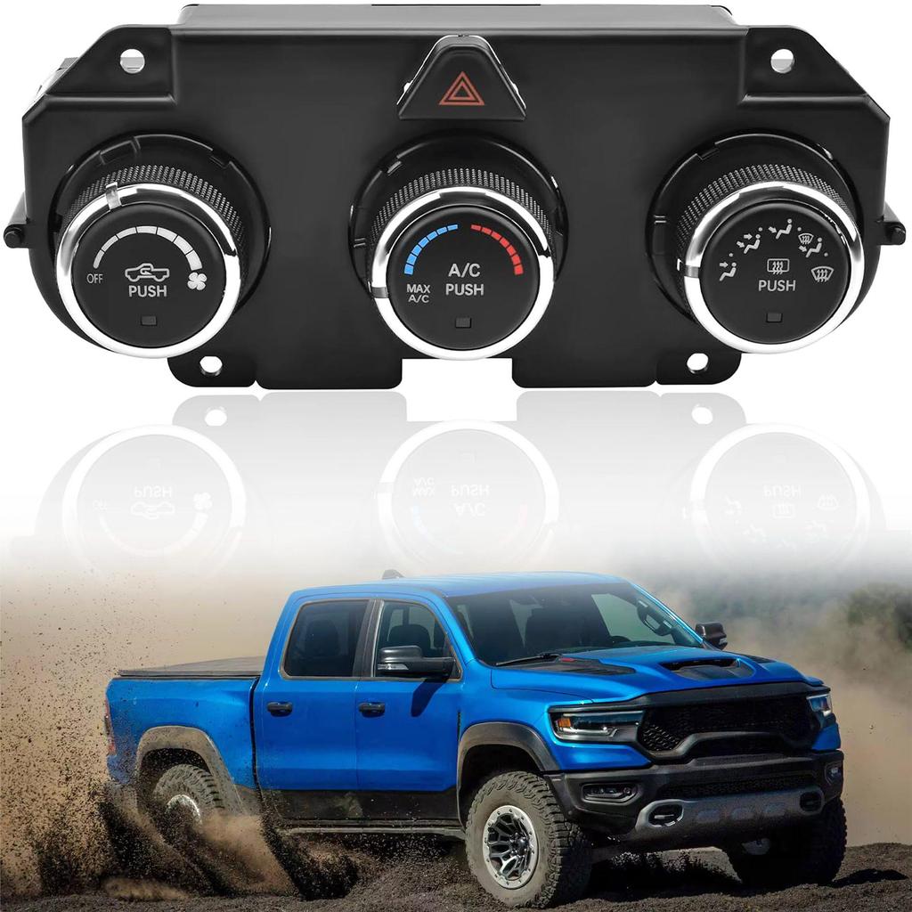 68268190AA: Compatible with 14-18 Dodge RAM3500 A/C Control Module Panel Button Switch.