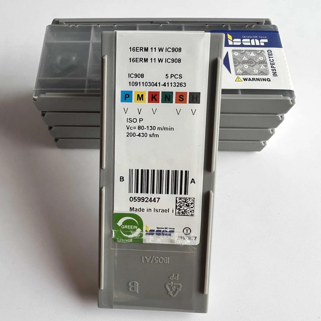 16ERM11W IC908 Промышленные сменные твердосплавные пластины 10 шт.