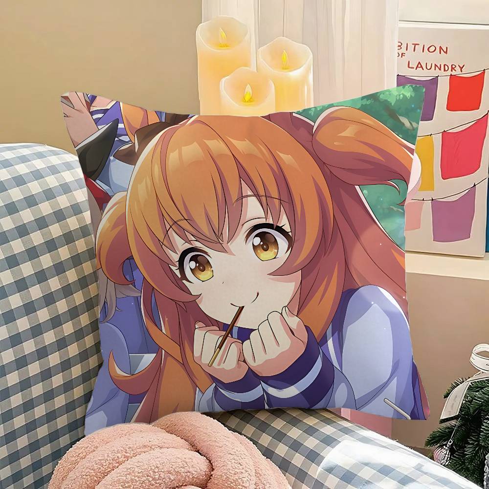 Подушки декоративные Uma Musume Pretty Derby Чехлы на подушки с рисунком Чехол на подушку Подходит для дивана Спальни Автомобиля