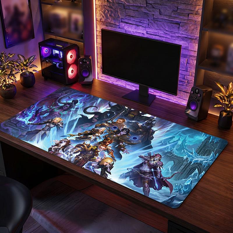 Большой коврик для мыши World of Warcraft Расширенный Мягкий коврик для стола Игровой Офисный Компьютерный Стол Декор Коврик