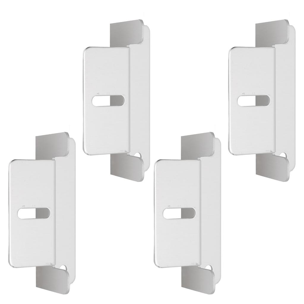 4 шт./компл. Монтажные Z-кронштейны для солнечных панелей из высокопрочного алюминиевого сплава для автомобилей, автодомов, яхт, судов