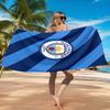 City Football Club Printed Microfiber Beach Towel, Soft And Absorbent, Quick-Dry, Ideal for Summer Travel, Beach Essential, Swimming Pool