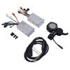 Electric Bike Controller 52V 25A 1200W Dual Drive Motor Controller Kit with Display High Performance