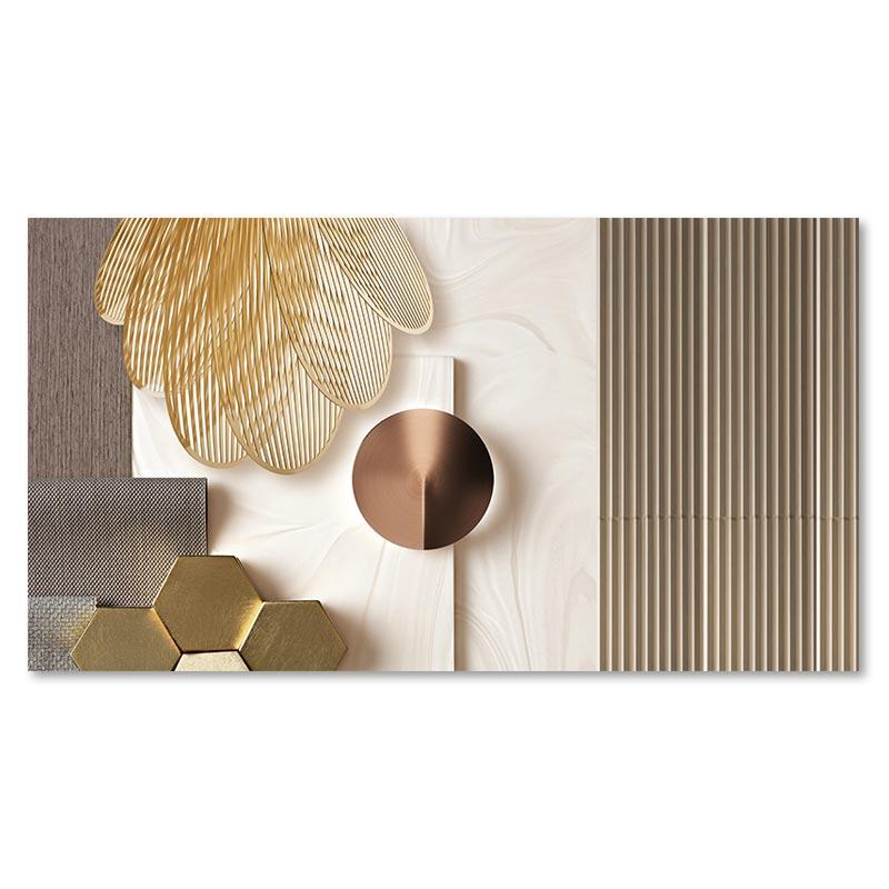 Abstract Large Gold Poster Prints Luxury Minimalist Nordic Decoration Wall Art Modern Canvas Painting Pictures Living Room Decor