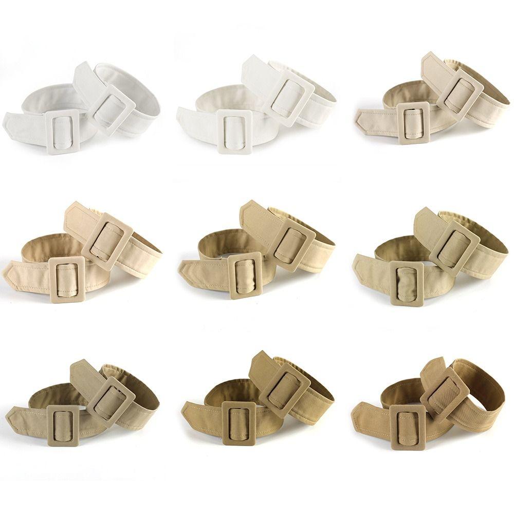 1pair Adjustable Buckle Sleeve Band All-match Coat Decorative Belt Quality Overcoat Sleeve Band  Men