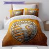 Kansas City Custom Name Pattern Bedding Quilt Set Quilt Cover Pillowcase Home Birthday Gift(1 * duvet cover + 2 * pillowcase, without core)