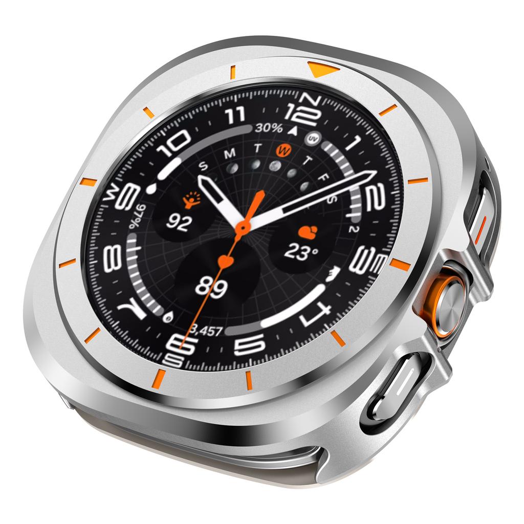 Роскошный металлический чехол для Samsung Galaxy Ultra Watch Ultra 47 мм Защитная крышка экрана для Samsung Galaxy Ultra 2025 47 мм