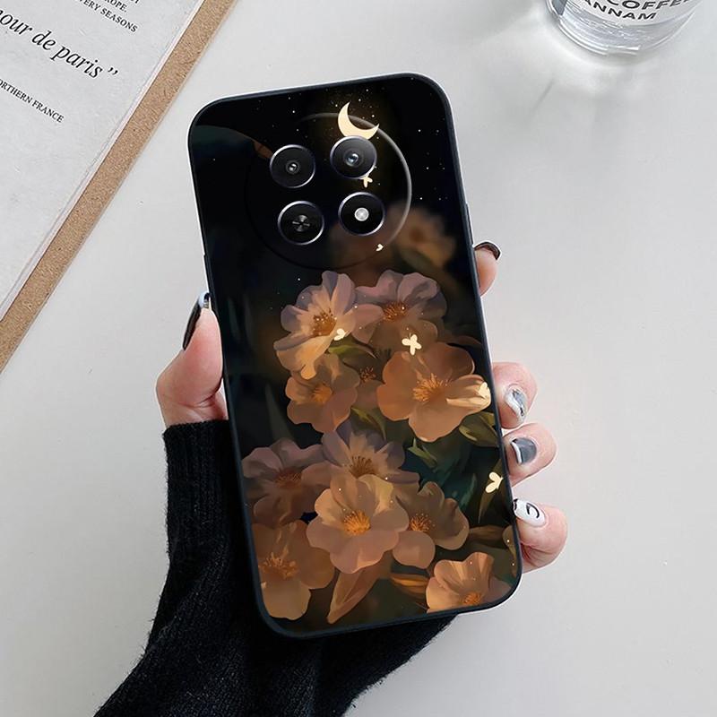 Для Realme 12 5G Чехол Обложка Realme12 Funda Coque Мягкий Модный Силиконовый Защитный Чехол для Камеры Телефона для Realme 12 5G