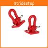 Premium Quality 2 Pcs Red Climbing Trailer Hook Buckle For 1/10 D90 Axial Scx10 Rc Cars