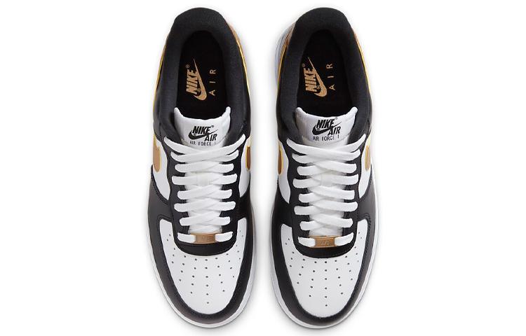 Nike Air Force 1 Low Черный Белый Металлическое Золото CZ9189-001