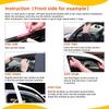Ветровики в проем для 2001-2005 Sport Trac, 1997-2001 Mercury Mountaineer, 1991-2001 Explorer, Дефлекторы боковых окон, Дефлекторы вентиляции