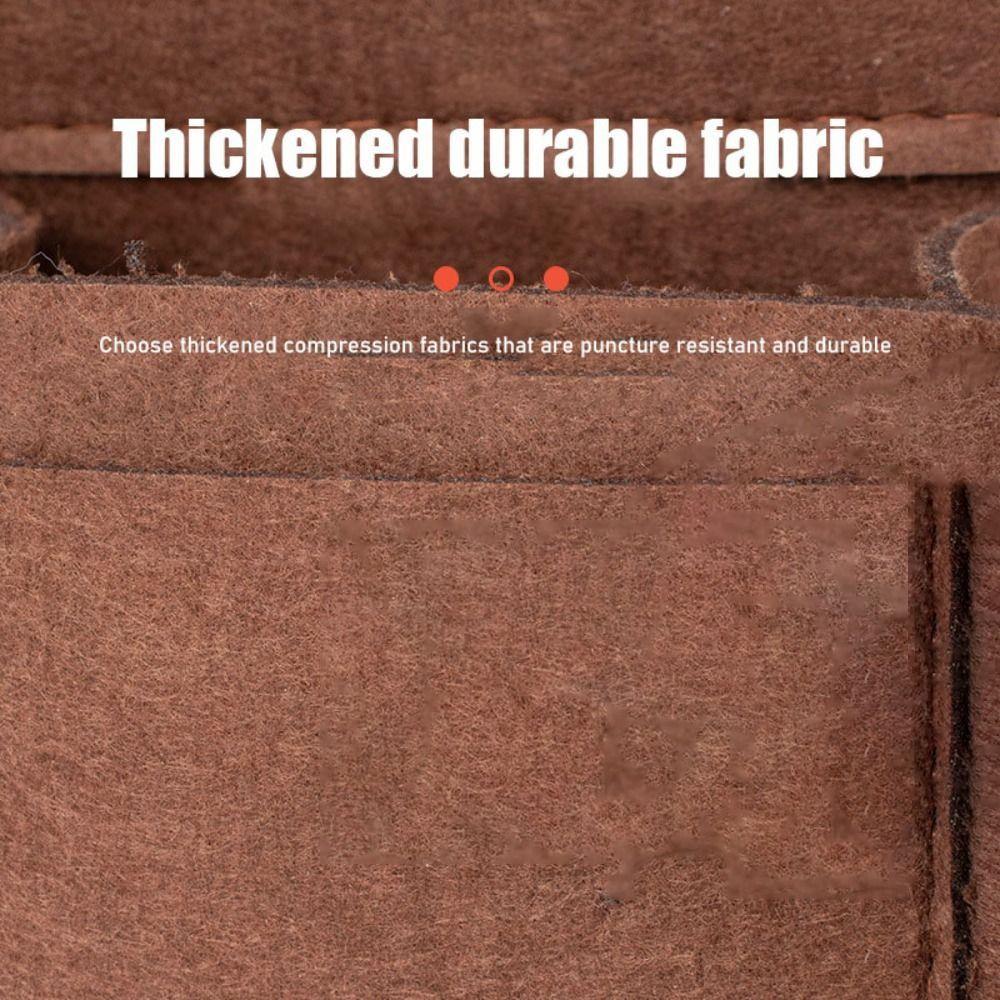 Износостойкий поясной набор инструментов Заклепочное усиление Сумка для гвоздей плотника Строительная площадка