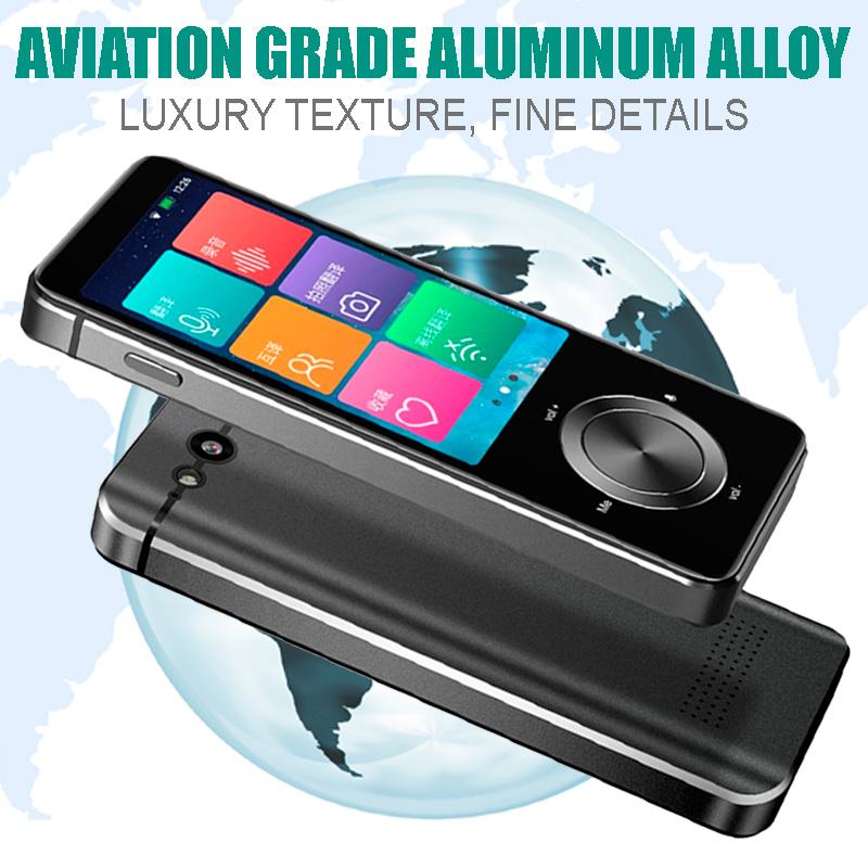 Voice Electronic Translator M9, 107 Languages Online, 16 Languages Offline, Photo Translation, Gray