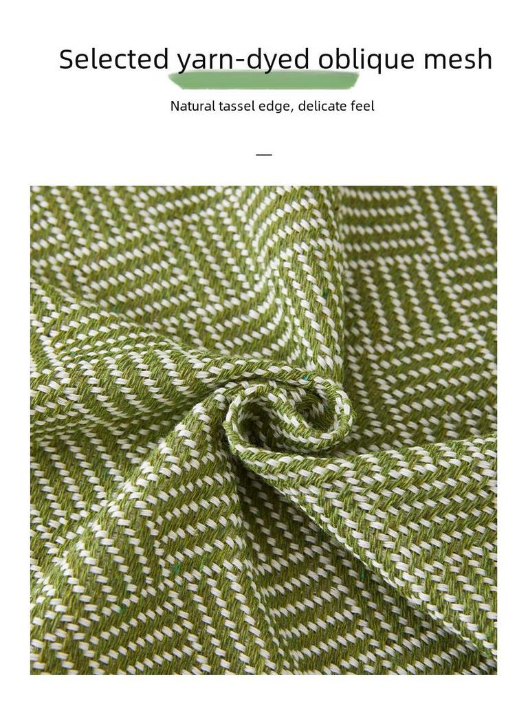 Double-Sided Cotton Yarn Blanket Sofa Cover